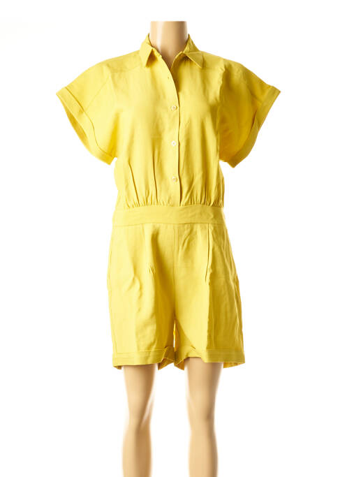 Salopetă scurtă galben LA FEE MARABOUTEE femeie