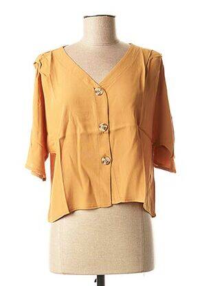 Vestă cu mâneci scurte maro LA FEE MARABOUTEE femeie