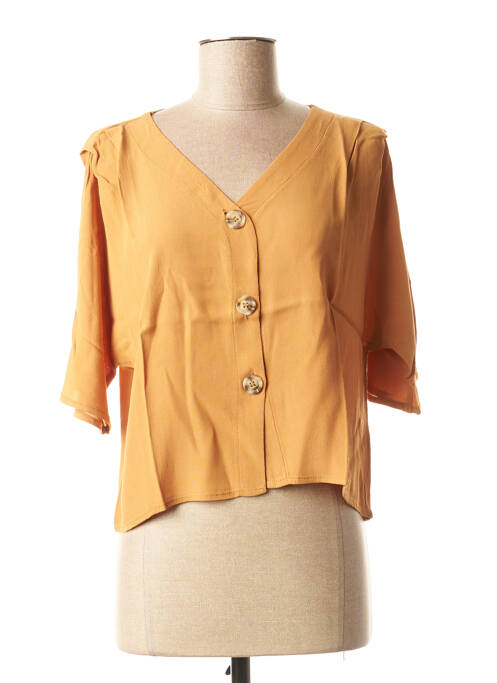 Vestă cu mâneci scurte maro LA FEE MARABOUTEE femeie