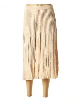 Fustă midi bej LA FEE MARABOUTEE femeie