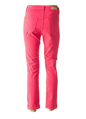 Pantalon 7/8 talie înaltă talie înaltă roz DENIM STUDIO femeie
