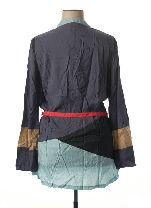 Tunică mâneci lungi albastru L33 femeie