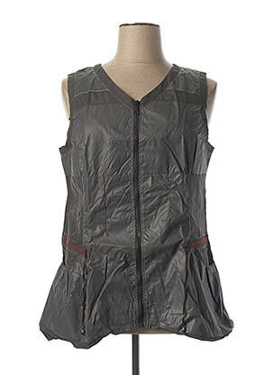 Vestă fără mâneci gri VIRGINIE & MOI femeie