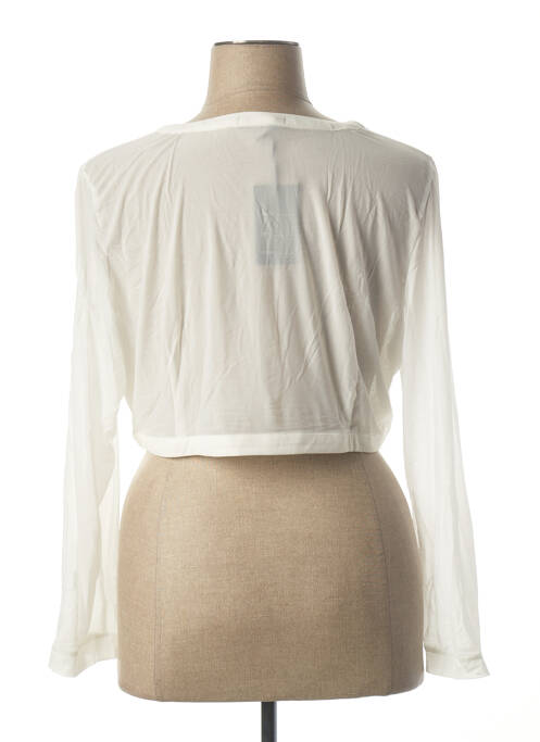 Bolero alb L33 femeie