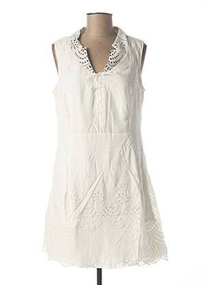 Rochie midi alb L33 femeie