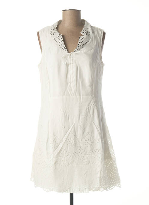 Rochie midi alb L33 femeie