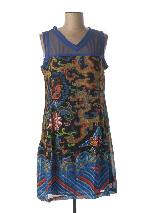 Rochie midi albastru L33 femeie