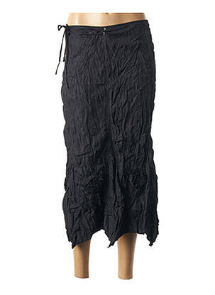 Fustă lungă negru L33 femeie