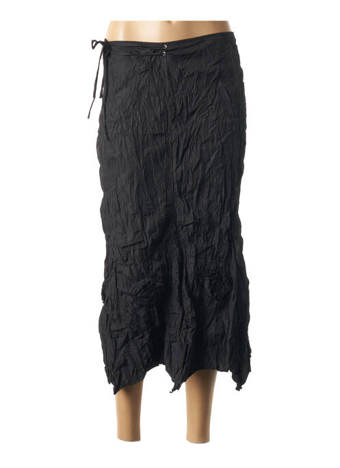 Fustă lungă negru L33 femeie