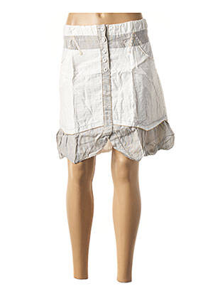 Fustă scurtă alb VIRGINIE & MOI femeie