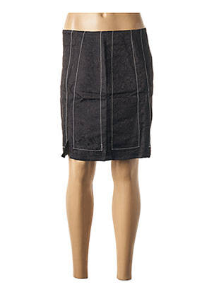 Fustă scurtă negru L33 femeie