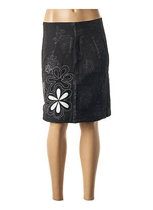 Fustă midi negru L33 femeie