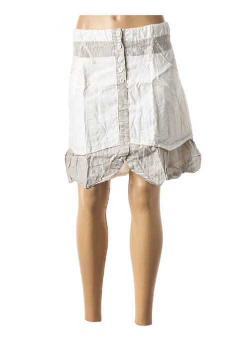 Fustă scurtă alb VIRGINIE & MOI femeie