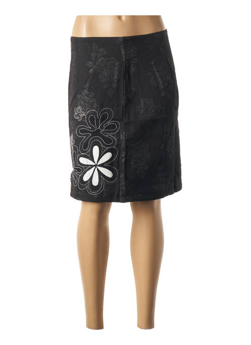 Fustă midi negru L33 femeie