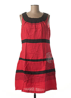 Rochie midi roșu L33 femeie