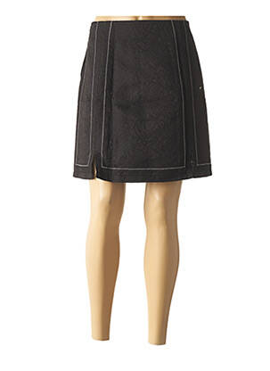 Fustă scurtă negru L33 femeie