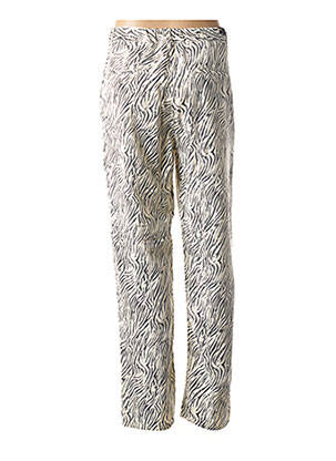 Pantalon buzunare bej FIVE femeie