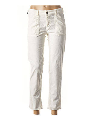 Pantalon 7/8 alb FIVE femeie