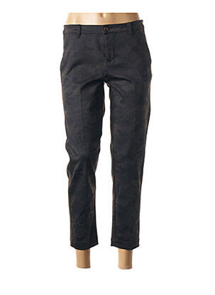 Pantalon 7/8 elasticitate talie joasă maro MAYJUNE femeie
