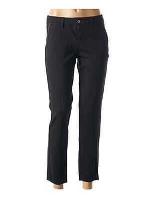 Pantalon 7/8 elasticitate talie joasă negru MAYJUNE femeie