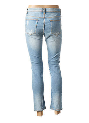 Pantalon 7/8 elasticitate talie joasă albastru ACQUAVERDE femeie