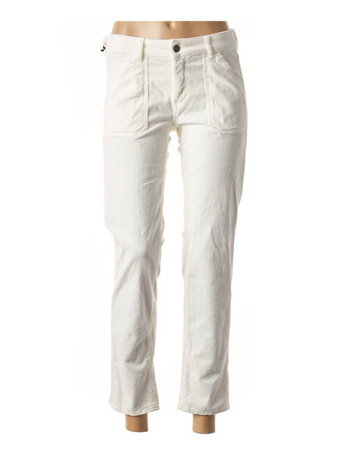 Pantalon 7/8 alb FIVE femeie