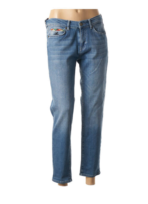 Pantalon 7/8 albastru FIVE femeie