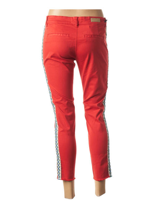 Pantalon 7/8 roșu FIVE femeie