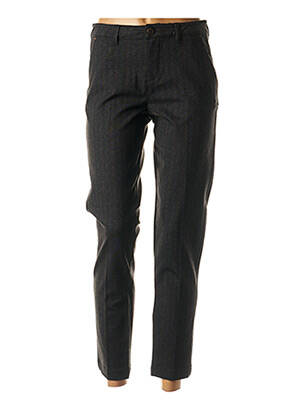 Pantalon 7/8 elasticitate mărime normală negru MAYJUNE femeie