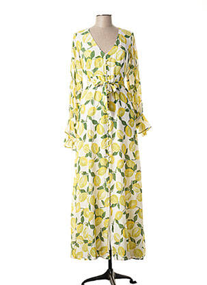 Rochie lungă mâneci lungi mâneci lungi verde FABIENNE CHAPOT femme