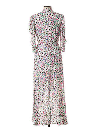 Rochie lungă mâneci lungi mâneci lungi alb BERENICE femeie