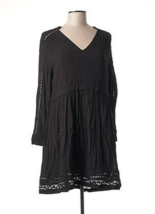 Rochie midi mâneci lungi mâneci lungi negru BERENICE femeie