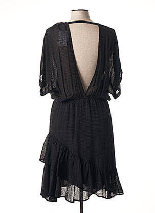 Rochie midi mâneci lungi mâneci lungi negru BERENICE femeie