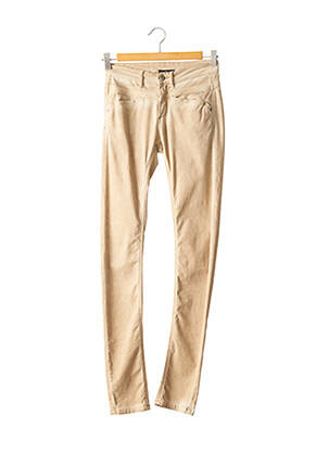 Pantalon slim bej ONE STEP femeie