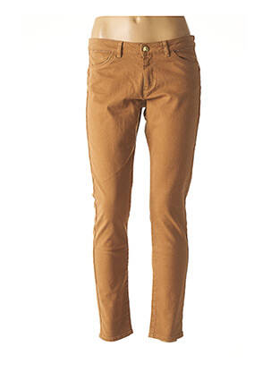 Blugi cu croială slim maro ONE STEP femeie