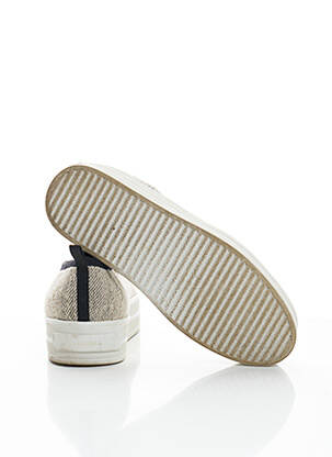 Slip-on-uri închidere elastică toc plat până la 3 cm gri NANUSHKA femeie