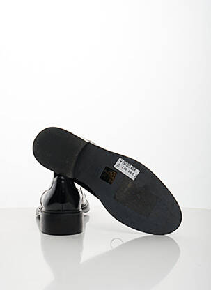 Mocasini țesătură satinată toc plat până la 3 cm negru MINELLI femeie