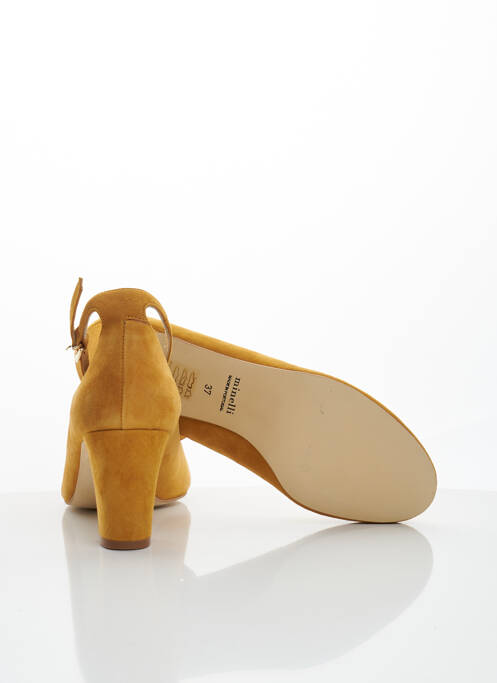 Pantofi cu toc galben MINELLI femeie