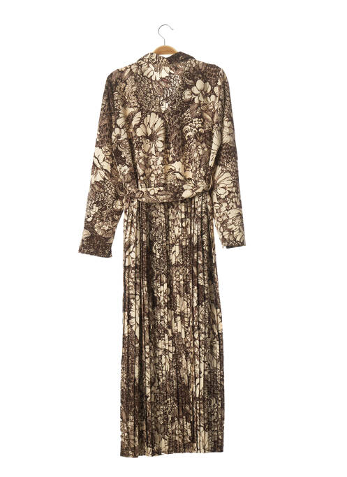 Rochie midi maro SELECTED femeie