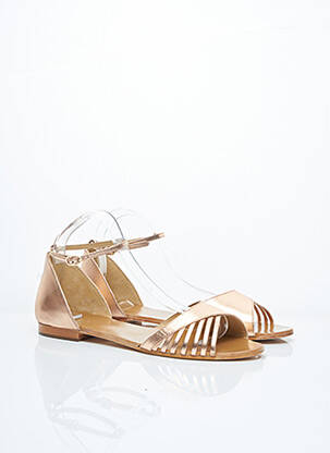 Sandale/Pantofi decupați roz PETITE MENDIGOTE femeie