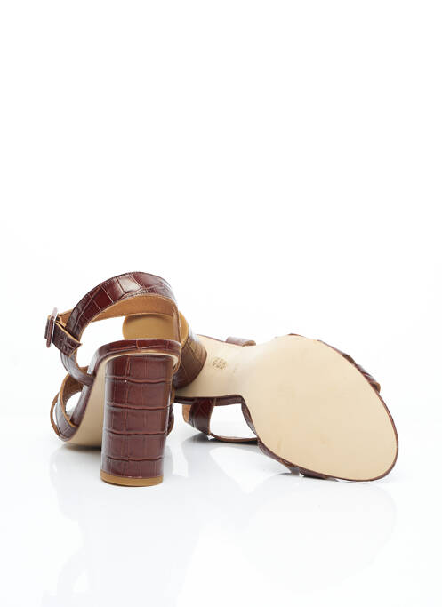 Sandale/Pantofi decupați maro SARENZA femeie