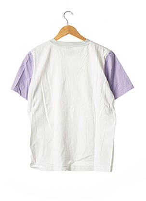 Tricou croială dreaptă mâneci scurte alb MONOPRIX femeie