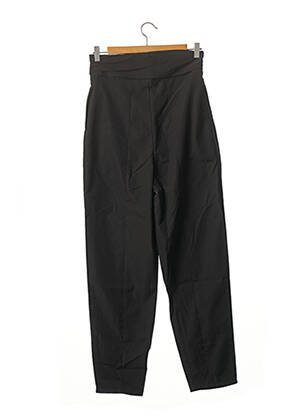 Pantalon drept țesătură poplin mărime normală negru NASTY GAL femeie