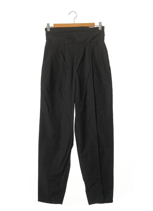 Pantalon drept țesătură poplin mărime normală negru NASTY GAL femme