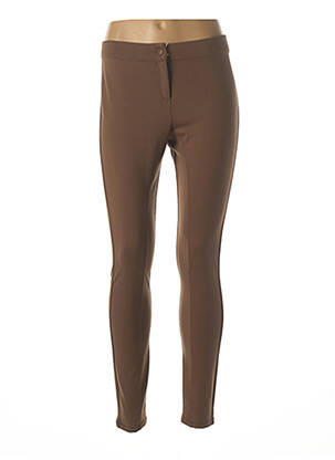 Pantalon slim maro PATRIZIA PEPE femeie