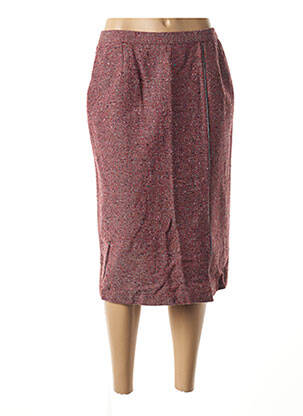 Fustă midi roșu FRANCOISE DE FRANCE femeie