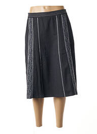 Fustă midi croială dreaptă negru FRANCOISE F femme