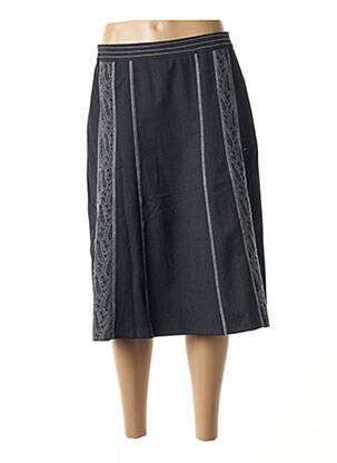 Fustă midi negru FRANCOISE F femeie