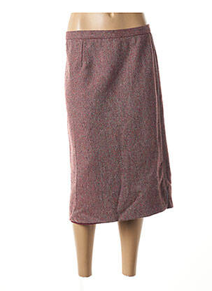 Fustă midi roșu FRANCOISE DE FRANCE femeie