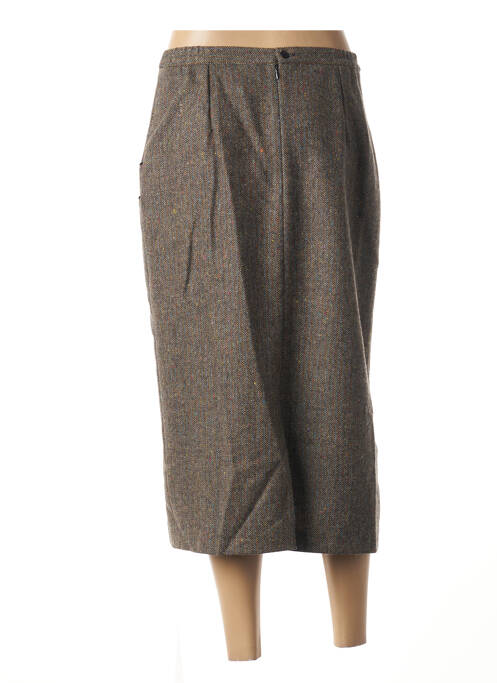 Fustă midi maro FRANCE RIVOIRE femeie